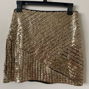 Lulus Sequin Mini Skirt